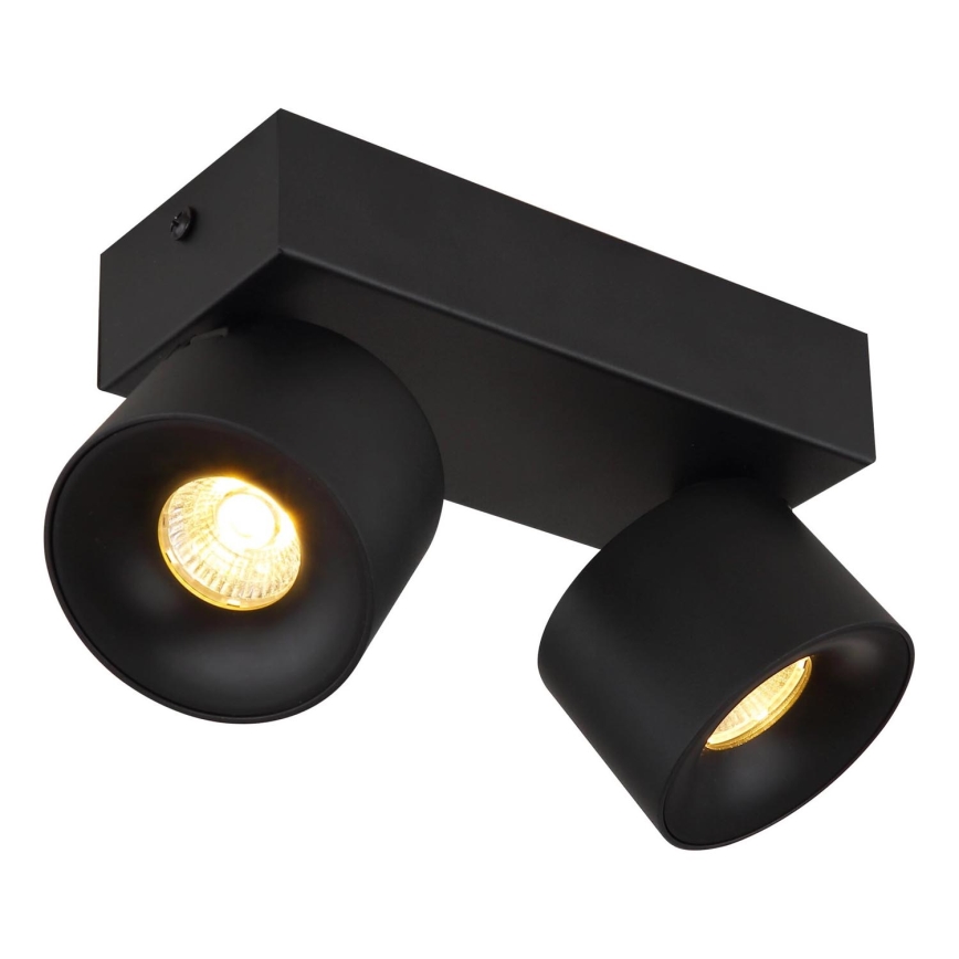 Globo - LED Oświetlenie punktowe 2xLED/6W/230V czarny