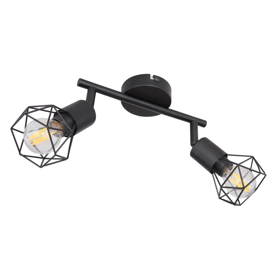 Globo - LED Oświetlenie punktowe 2xE14/6W/230V czarne