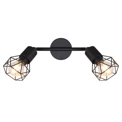 Globo - LED Oświetlenie punktowe 2xE14/6W/230V czarne