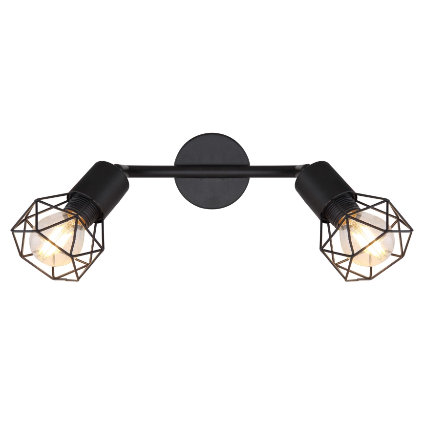 Globo - LED Oświetlenie punktowe 2xE14/6W/230V czarne