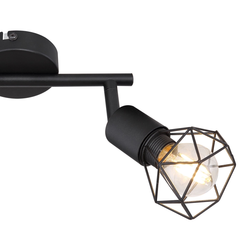 Globo - LED Oświetlenie punktowe 2xE14/6W/230V czarne