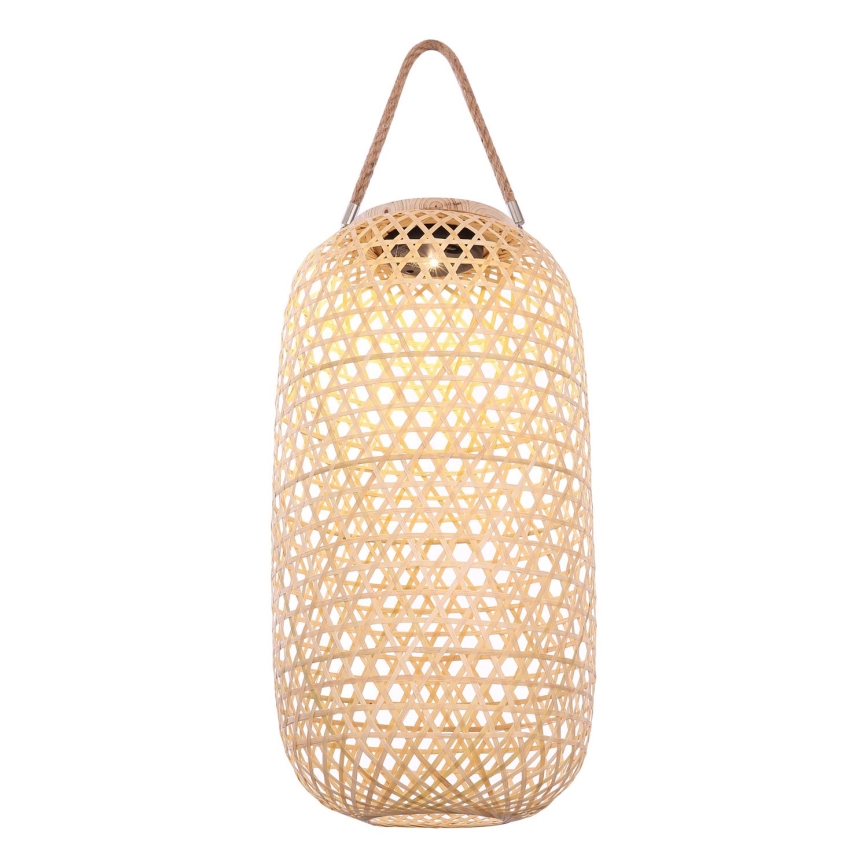 Globo - LED Oświetlenie solarne LED/0,06W/3V bambus IP44 600 mAh