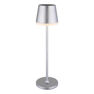 Globo - LED Oświetlenie solarne LED/0,6W/3V 3000K IP44 matowy chrom