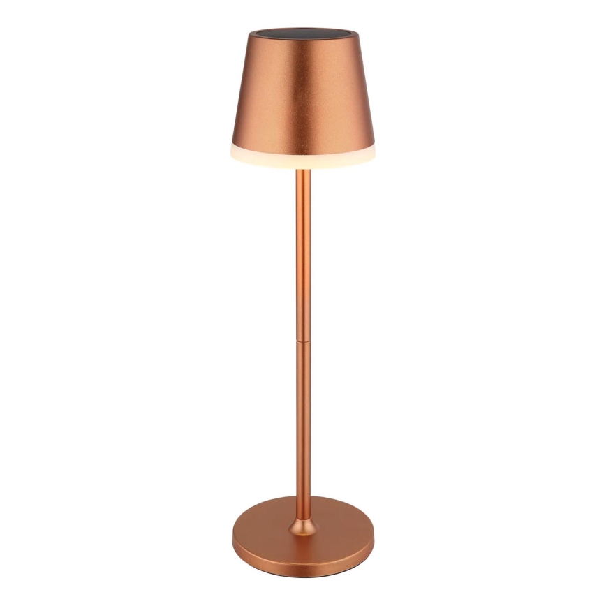 Globo - LED Oświetlenie solarne LED/0,6W/3V 3000K IP44 miedziany