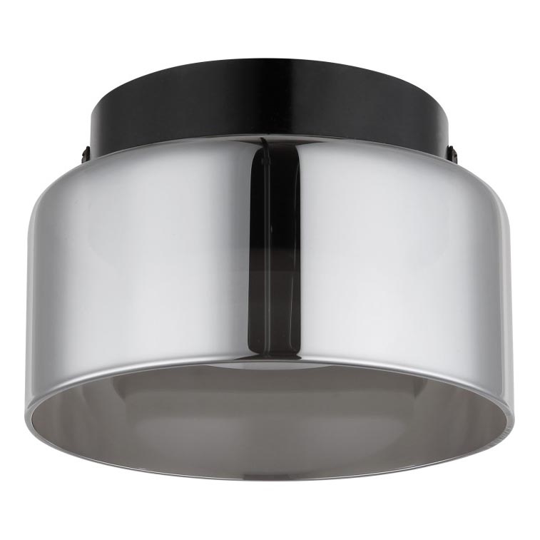 Globo - LED Plafon 1xGX53/6W/230V śr. 13 cm dymny/czarny