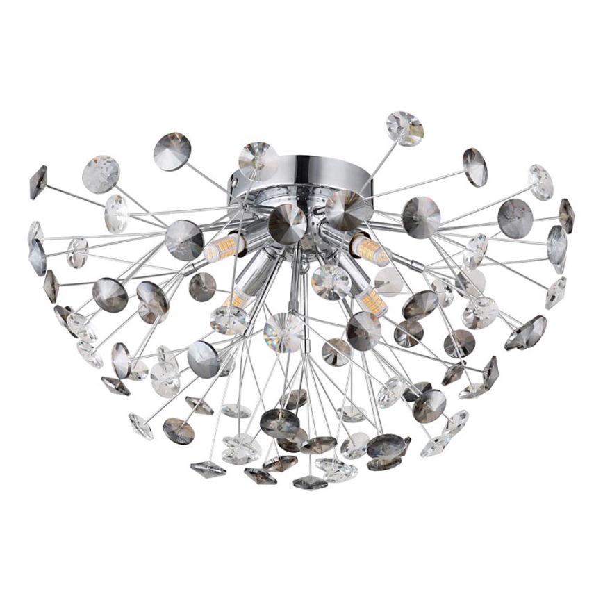 Globo - LED Plafon 4xG9/3,5W/230V śr. 45 cm chrom błyszczący