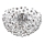 Globo - LED Plafon 6xG9/3,5W/230V śr. 60 cm chrom błyszczący