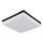 Globo - LED Plafon LED/12W/230V 4000K 22x22 cm czarny