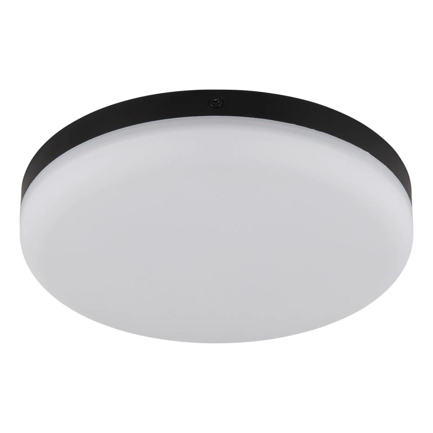 Globo - LED Plafon LED/12W/230V 4000K śr. 22 cm czarny