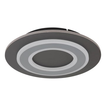 Globo - LED Plafon LED/24W/230V 3000K śr. 32 cm antracyt