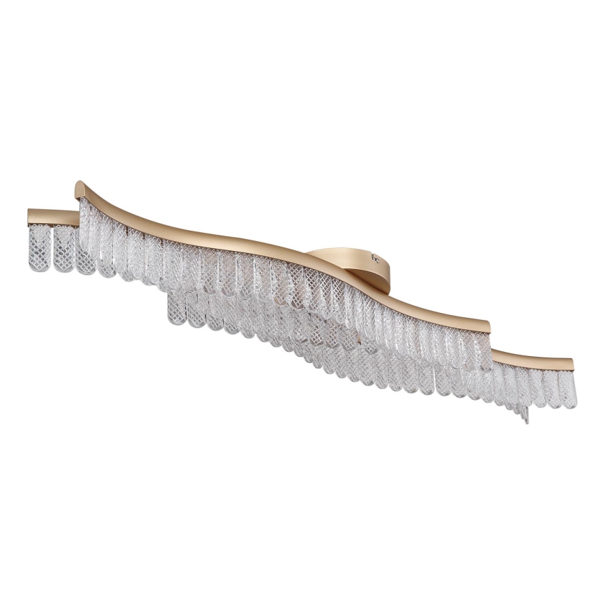 Globo - LED Plafon LED/35W/230V 3200K 18x108 cm złoty