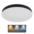 Globo - LED Plafon LED/36W/230V 3000K/4000K/6500K śr. 40 cm czarny