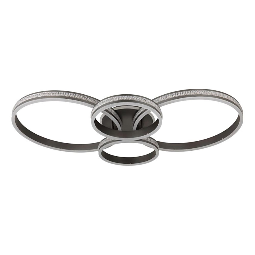 Globo - LED Plafon LED/39W/230V 2700/4500/6500K 106x60 cm antracyt