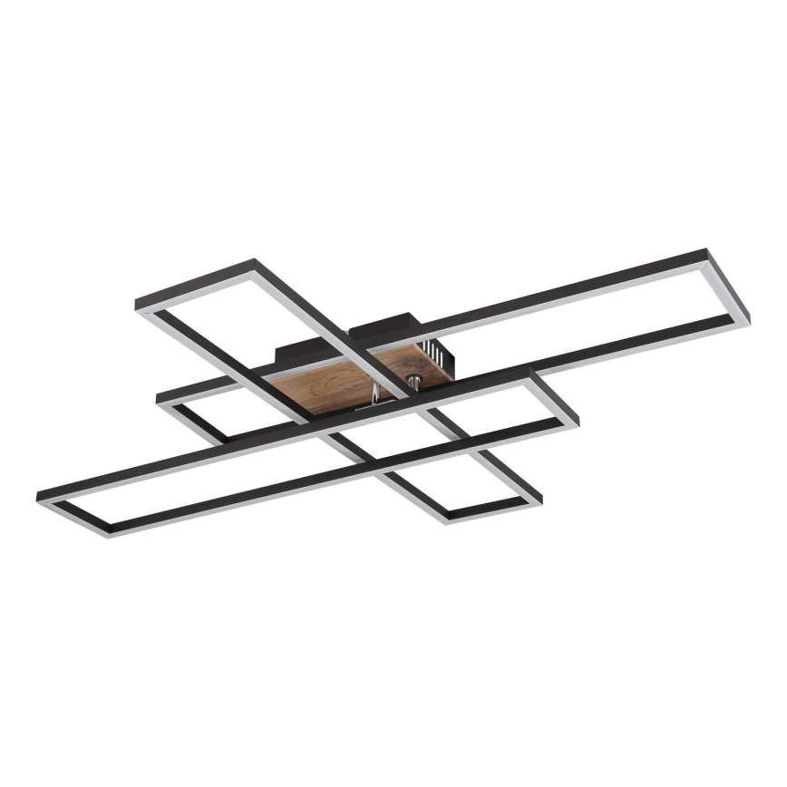 Globo - LED Plafon LED/40W/230V 3000K 60x80 cm czarny