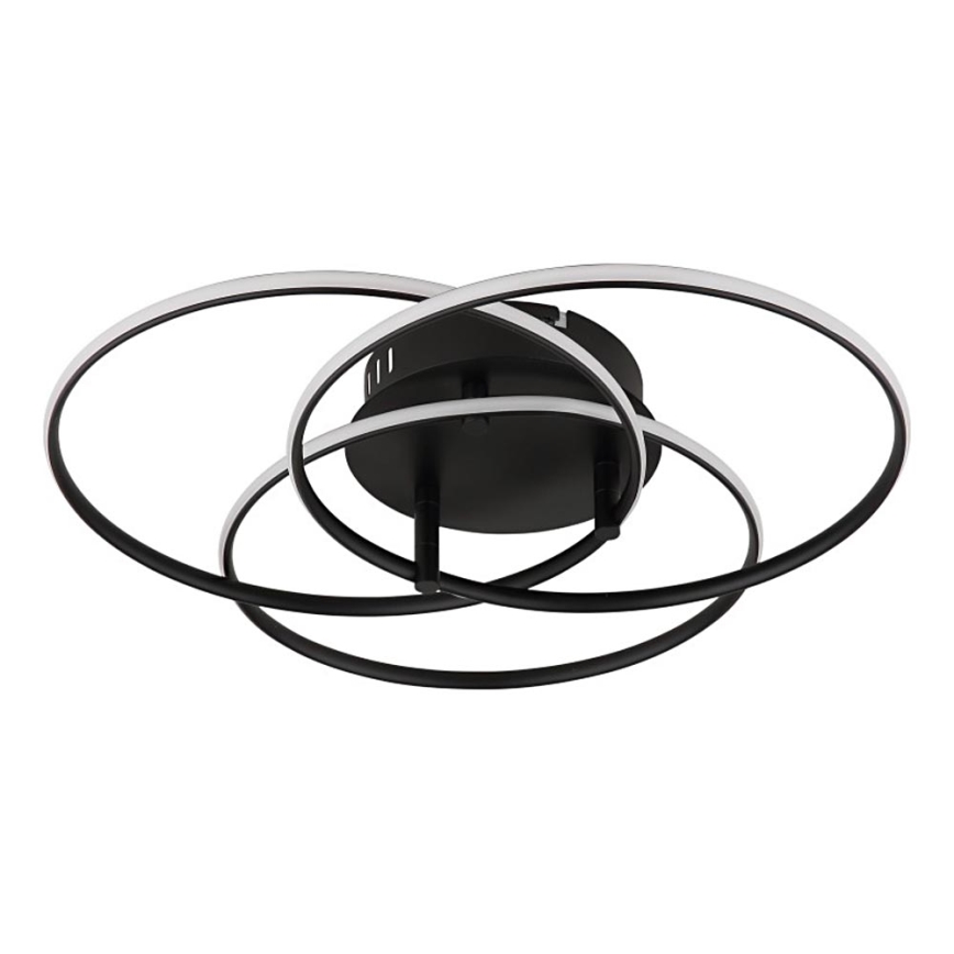 Globo - LED Plafon LED/40W/230V 4000K śr. 45,6 cm czarny