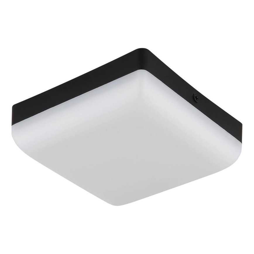 Globo - LED Plafon LED/8W/230V 4000K 12x12 cm czarny