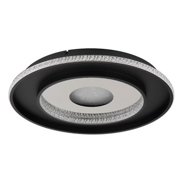 Globo - LED Plafon ściemnialny LED/30W/230V 2700-6500K śr. 52,5 cm czarny + pilot zdalnego sterowania