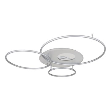 Globo - LED Plafon ściemnialny LED/70W/230V 2700-6500K matowy chrom + zdalne sterowanie