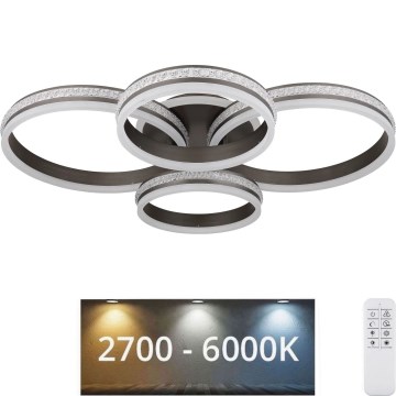 Globo - LED Plafon ściemnialny LED/90W/230V 2700K-6000K + zdalne sterowanie