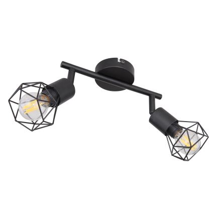 Globo - Oprawa punktowa LED 2xE14/6W/230V czarna