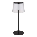 Globo - LED regulowana dotykowa lampa stołowa na zewnątrz LED/1,8W/5V IP44 1800 mAh czarna/przezroczysta