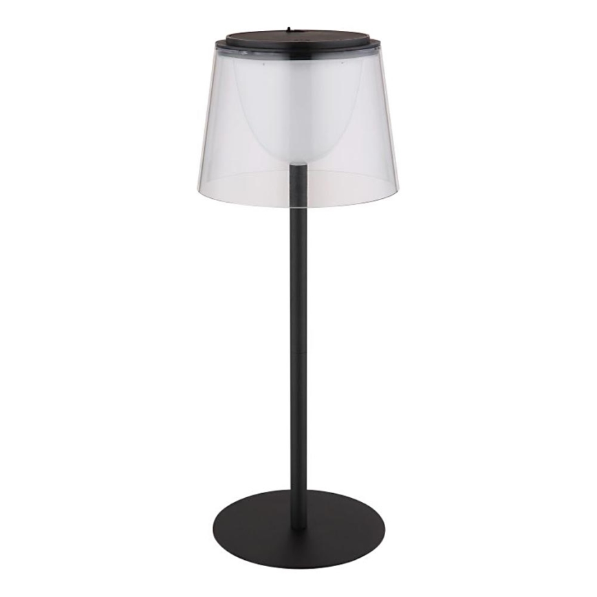 Globo - LED regulowana dotykowa lampa stołowa na zewnątrz LED/1,8W/5V IP44 1800 mAh czarna/przezroczysta