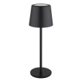 Globo - LED regulowana dotykowa lampa stołowa na zewnątrz LED/2W/5V 3000/4000/6000K 2200 mAh IP44 czarna