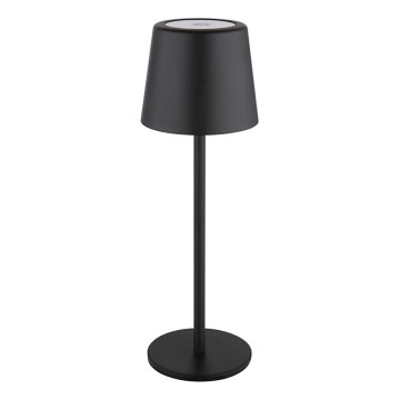 Globo - LED regulowana dotykowa lampa stołowa na zewnątrz LED/2W/5V 3000/4000/6000K 2200 mAh IP44 czarna