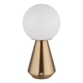 Globo - LED regulowana dotykowa lampa stołowa zewnętrzna LED/1,5W/5V 3000/4500/6500K 1800 mAh IP41 miedziana