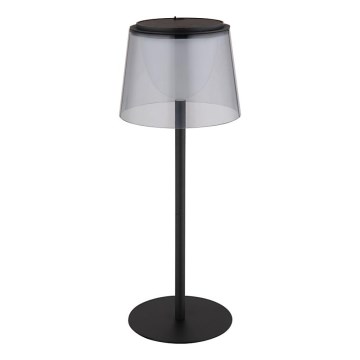 Globo - LED regulowana dotykowa lampa stołowa zewnętrzna LED/1,8W/5V IP44 1800 mAh czarna/dymna