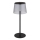 Globo - LED regulowana dotykowa lampa stołowa zewnętrzna LED/1,8W/5V IP44 1800 mAh czarna/dymna