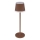 Globo - LED regulowana dotykowa lampka stołowa z ładowaniem LED/4,6W/3,7V 3000K 1800mAh brązowa IP54