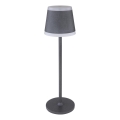 Globo - LED regulowana dotykowa lampka stołowa z ładowaniem LED/4,6W/3,7V 3000K 1800mAh szara IP54