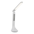 Globo - LED regulowana jasność ładowalna lampa biurkowa z wyświetlaczem LED/4W/230V 2200 mAh biała