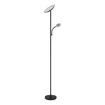 Globo - LED regulowana lampa stojąca LED/20W/230V+ LED/5W 3000/4000/6500K czarna