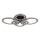 Globo - LED regulowane oświetlenie sufitowe LED/60W/230V 2700-6000K 56x78 cm antracyt + pilot do zdalnego sterowania