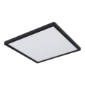 Globo - LED regulowane sufitowe oświetlenie łazienkowe LED/24W/230V 42x42 cm IP44 czarne
