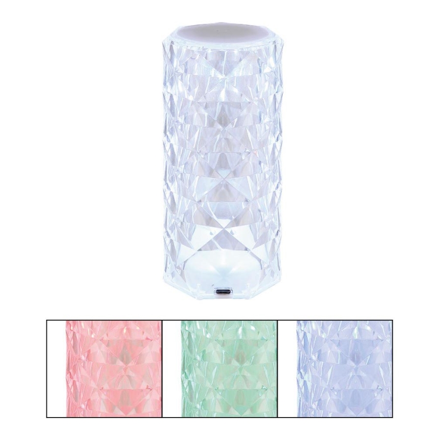 Globo - LED RGB ładowalny dotykowa Lampa stołowa LED/0,6W/3,7V 500mAh