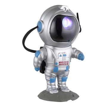 Globo - LED RGB Lampa stołowa LED/4,5W/5V astronauta srebrna
