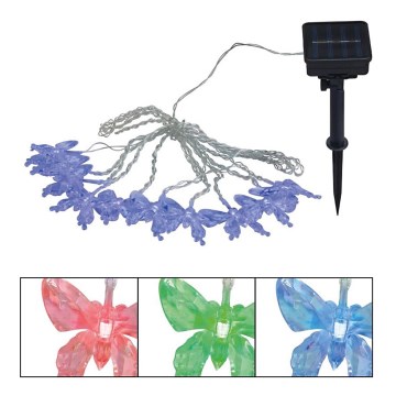 Globo - LED RGB Łańcuch dekoracyjny 10xLED/0,06W/3,2V 470 cm IP44