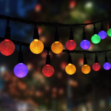 Globo - LED RGB Łańcuch solarny 20xLED/0,06W/3V 770 cm IP44