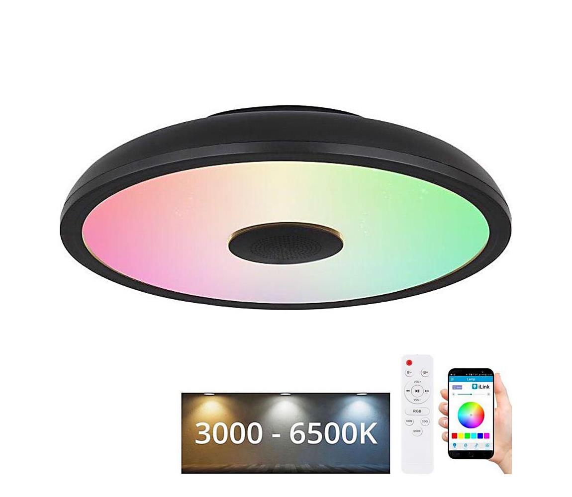 Globo - LED RGB Oświetlenie łazienkowe z głośnikiem RAFFY LED/18W/230V IP44 + pilot