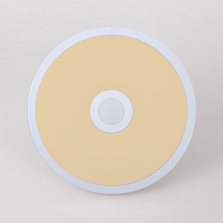 Globo - LED RGBW Ściemnialne oświetlenie łazienkowe z głośnikiem LED/18W/230V 3000-6500K IP44 + pilot zdalnego sterowania