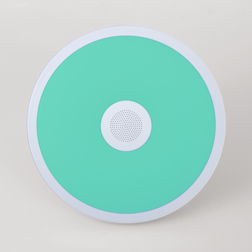 Globo - LED RGBW Ściemnialne oświetlenie łazienkowe z głośnikiem LED/18W/230V 3000-6500K IP44 + pilot zdalnego sterowania