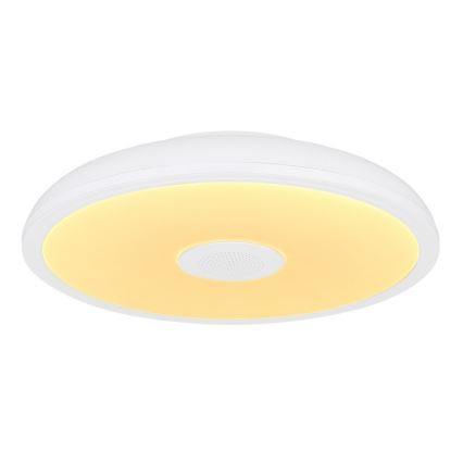 Globo - LED RGBW Ściemnialne oświetlenie łazienkowe z głośnikiem LED/18W/230V 3000-6500K IP44 + pilot zdalnego sterowania