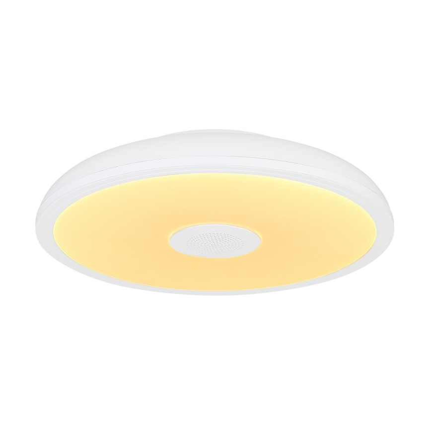 Globo - LED RGBW Ściemnialne oświetlenie łazienkowe z głośnikiem LED/18W/230V 3000-6500K IP44 + pilot zdalnego sterowania