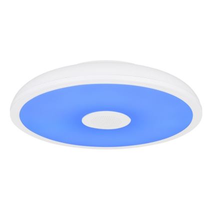 Globo - LED RGBW Ściemnialne oświetlenie łazienkowe z głośnikiem LED/18W/230V 3000-6500K IP44 + pilot zdalnego sterowania