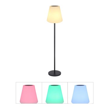 Globo - LED RGB Solarna dotykowa lampa podłogowa LED/0,1W/3V IP44 + pilot zdalnego sterowania