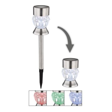 Globo - LED RGBW Lampa solarna 2w1 LED/0,06W/3V IP44