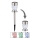 Globo - LED RGBW Lampa solarna 2w1 LED/0,06W/3V IP44